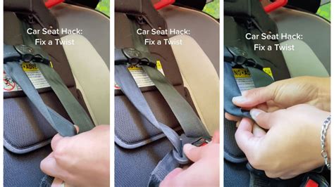 How To Fix Twisted Car Seat Belt Elcho Table