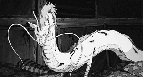 Black And White Dragon On A Bed