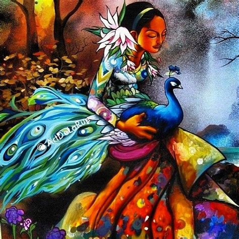 Ochun Bella Entre Bellass Orixas Africanos Orisha Mujer Pintura Y