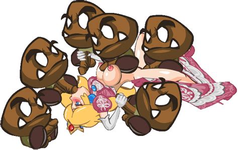 Post 472006 Animated Goomba Playshapes Princess Peach Super Mario Bros