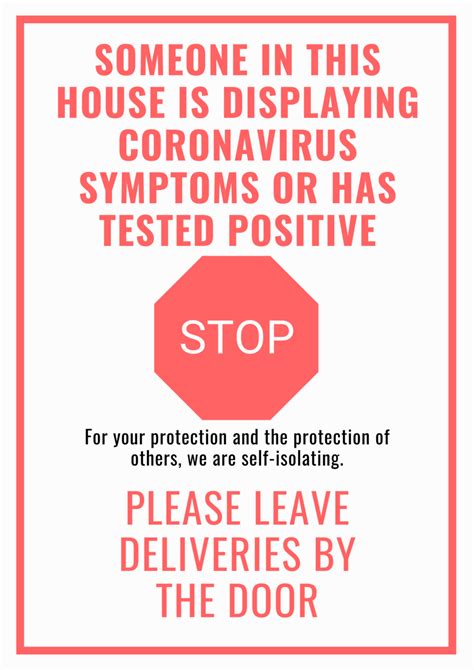 Self Isolation Covid 19 Coronavirus Isolating With