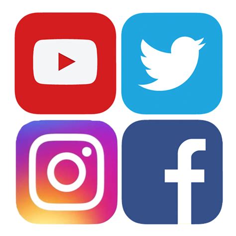 Download Social Media Icons Facebook Twitter Youtube Icons Png Png Photos