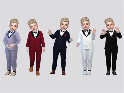 The Sims Resource Formal Tuxedo Suit Toddler