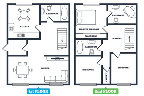 2 Storey House Floor Plan Samples Floorplansclick
