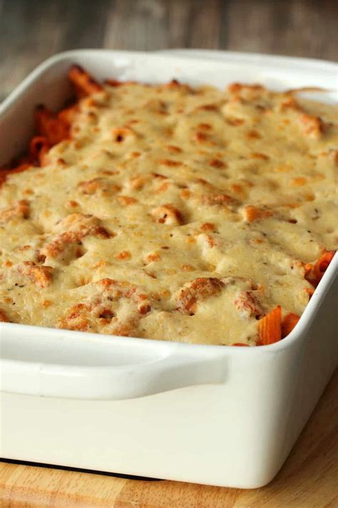 Vegetarian casseroles are great for busy nights. Vegan Pasta Bake - Rich and Creamy! - Loving It Vegan
