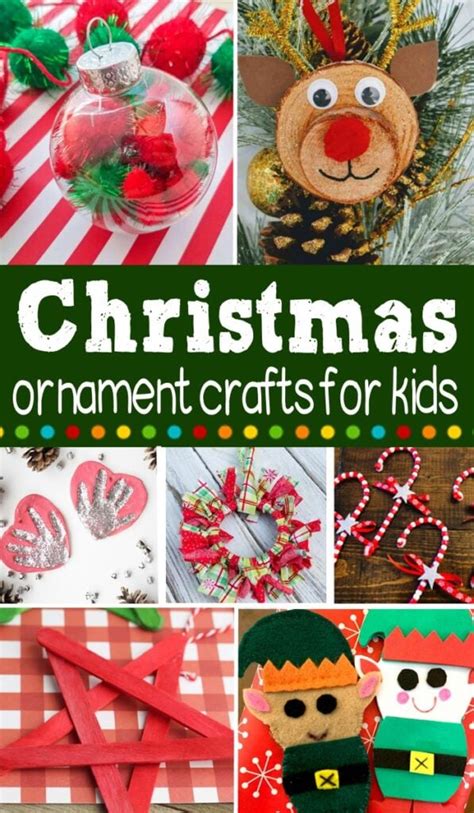 15 Homemade Christmas Ornament Crafts For Kids