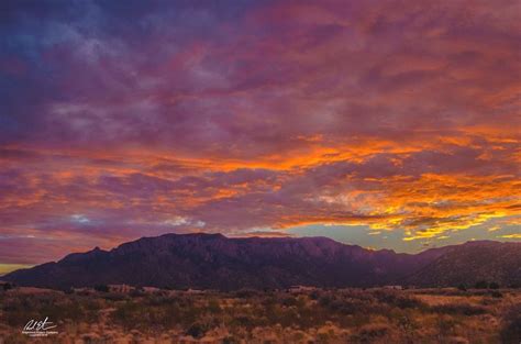 Sandia Sunrise New Mexico Land Of Enchantment Sky Gazing