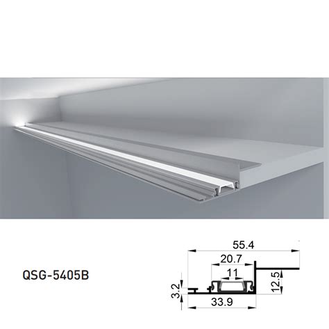 Drywall Led Strip Channel Aluminum Profile For 10mm Single Row Led