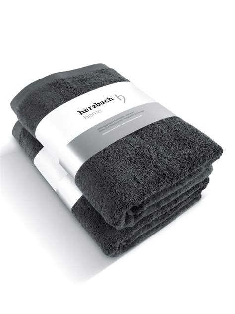 Herzbach Home Luxus Handtuch Er Set Premium Qualit T Aus Gyptischer Baumwolle X Cm