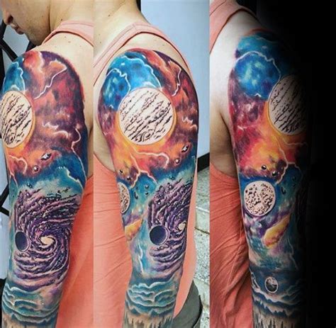 90 Astronomy Tattoos For Men Masculine Design Ideas Tattoos For