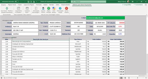 Sistema Controle de Orçamentos e Cotação em Excel Excel Smart
