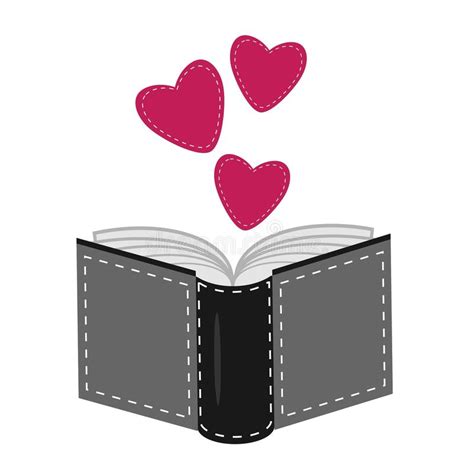 It was chosen as an oprah's book club selection in december 1998. Book With Hearts On White Background Stock Vector ...