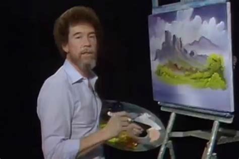 Painter Bob Ross Gets Remixed In ‘happy Little Clouds