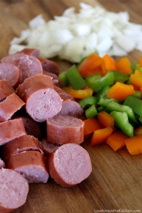 See more ideas about cooking recipes, recipes, food. One Pot Cheesy Smoked Sausage Pasta - Love to be in the ...