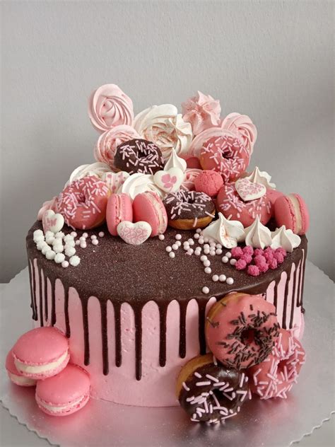 Pink Chocolate Cake Candy Birthday Cakes Chocolate Cake Decoration Crazy Cakes