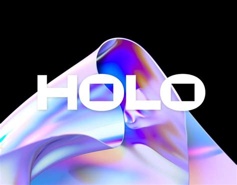 Holographic Logo Projects Photos Videos Logos Illustrations And Branding On Behance