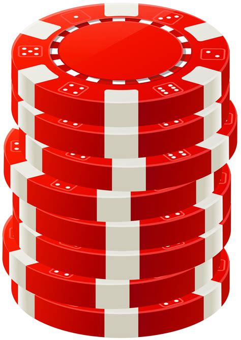 Red Poker Chips PNG Clip Art - Best WEB Clipart png image