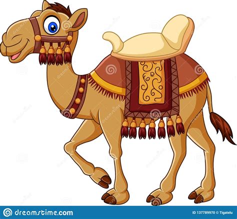 The one million dollar camel race wild arabia bbc earth. Cartoon Funny Camel With Saddlery Stock Vector ...