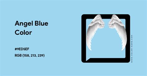 Angel Blue Color Hex Code Is 9ed5ef