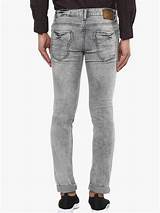 Grey Denim Jeans Mens Fashion