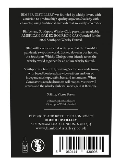 Bimber Single Malt London Whisky - Ratings and reviews - Whiskybase