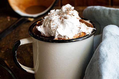 Thick Hot Cocoa With Homemade Marshmallow Fluff Homemade Marshmallow