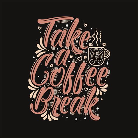 Coffee Makes Everything Better Coffee Lettering Typography Hand Drawn