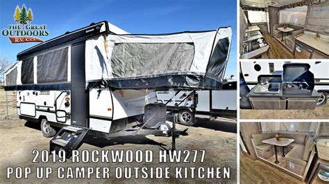Today's air mattresses have been duly updated with practical features such as puncture. New 2019 ROCKWOOD HW277 Pop Up Camper RV Outside Kitchen ...