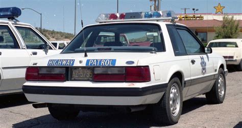 Arizona Highway Patrol 1996 Ford Mustang Old Police Cars Mustang