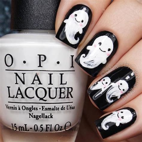 32 Delightfully Spooky Halloween Nail Art Designs Be Modish