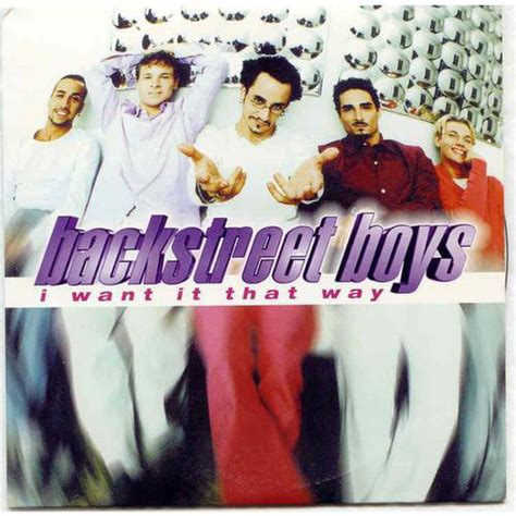 Backstreet Boys I Want It That Way 1999 Cd Discogs