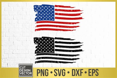 Distressed American Flag Svg 303603