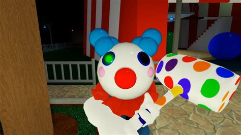Clown Laughing Jumpscare Roblox Piggy 360 Youtube