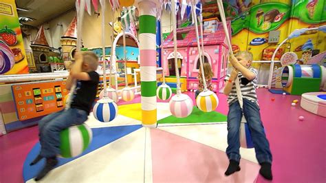 Fun Carousel For Kids At Busfabriken Indoor Playground Youtube