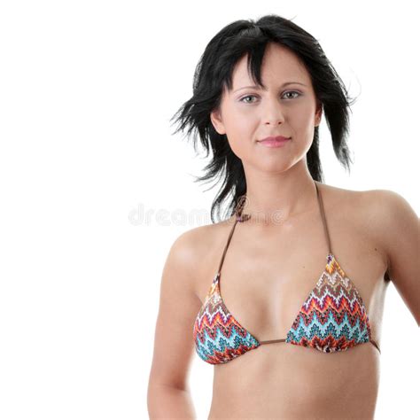 Dimagrisca Lente Femminile Con Il Bikini E Gli Occhiali Da Sole