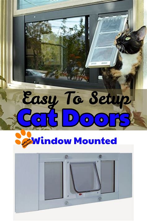 Here are 25 best diy cat door ideas you can make easily with limited supplies. Best Window Mounted Cat Door Ideas | Cat window, Cat house ...