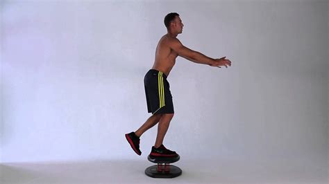 Single Leg Squat Strongboard Balance Board Exercise Guide Vlrengbr