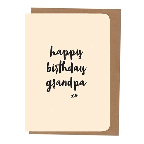Happy Birthday Grandpa Card