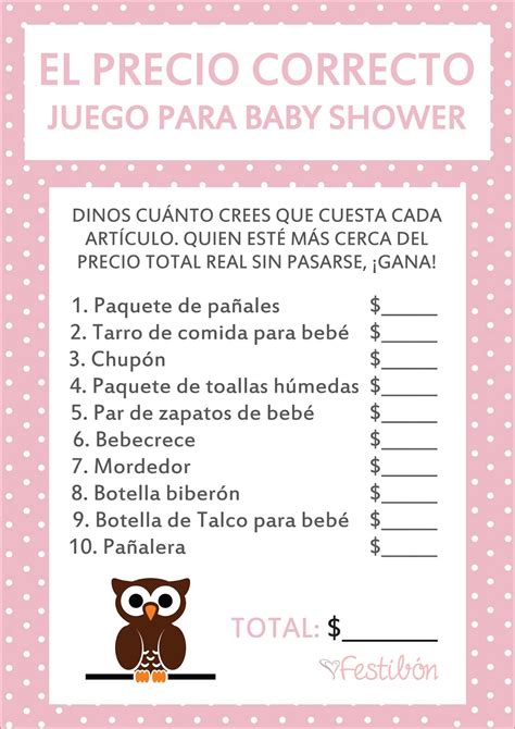 Juegos Para Baby Shower Para Imprimir E14