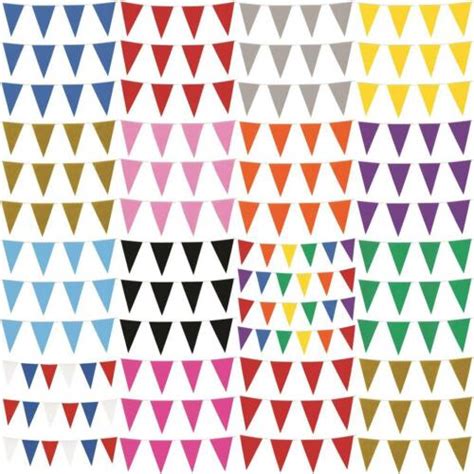 10m Large Colour Bunting Flags Pennants Party Decorations Parties Ebay