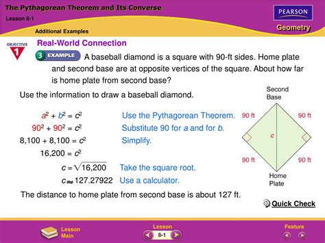 Ppt The Pythagorean Theorem And Its Converse Powerpoint Presentation