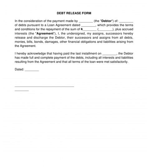Check spelling or type a new query. Loan Release Letter - Sample Template - Word and PDF