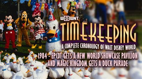 Timekeeping 1984 Epcot Gets A New World Showcase Pavilion And Magic