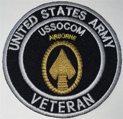 Us Army Ussocom Special Operations Command Ab Veteran Patch Decal