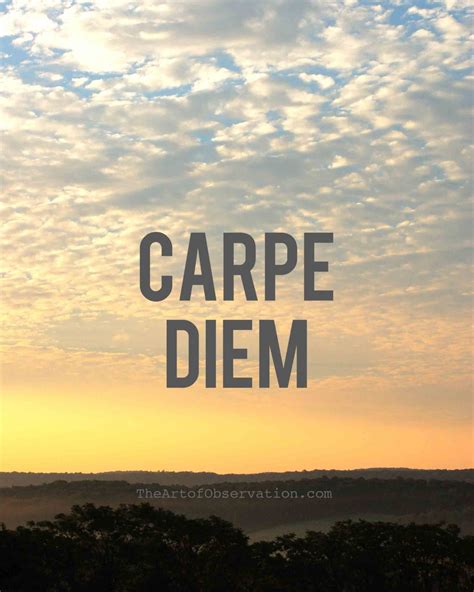 inspirational quotes like carpe diem