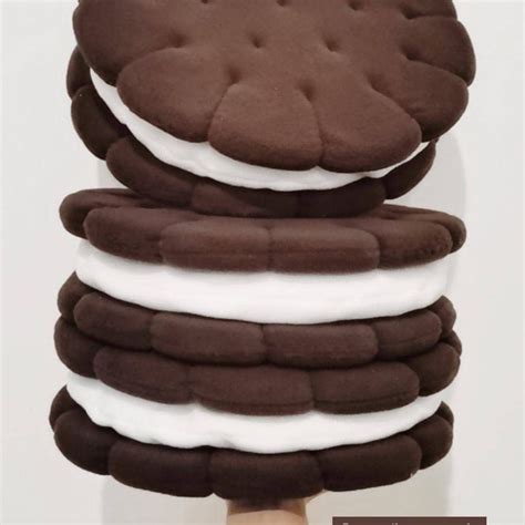 Oreo Cookie Pillow Sandwich Cookie Free Shipping Etsy