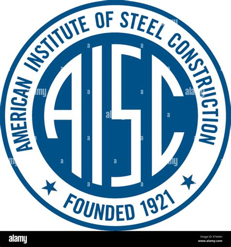 American Institute Of Steel Construction Logo Stock Photo Alamy