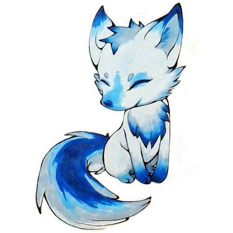 Cute Drawing Anime Arctic Fox Pikpng Clipartmag Pinclipart