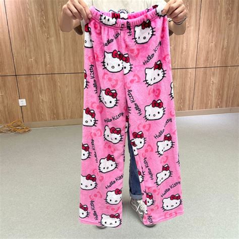 Hello Kitty Pajamas Pants Sanrio Pjs Kawaii Pajamas Cutest Etsy Hong Kong