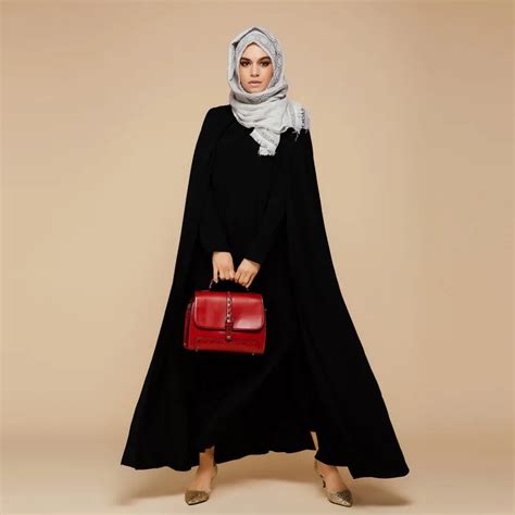 2017 new arrival islamic black cloak abayas muslim long dress for women malaysia dubai turkish